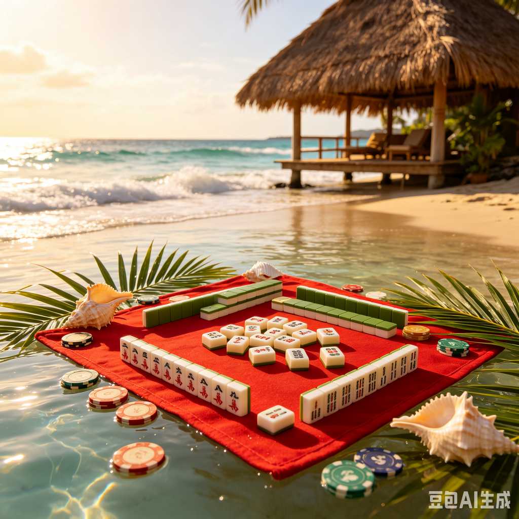 indoor leisure game mahjong set