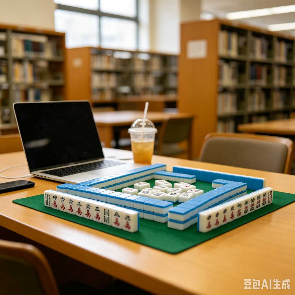 wooden mahjong set