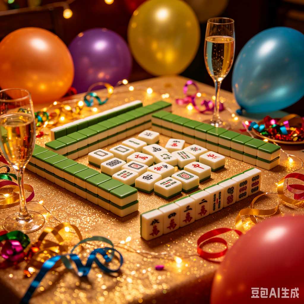 modern text mahjong tiles